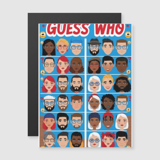 Guessing Game for Teens, Who's Who (Front/Back)