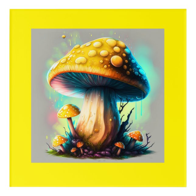 Guessowii Amanita Muscaria Acrylic Print (Front)