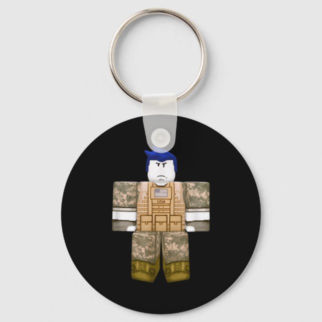 Guest1337 Guest 1337 Hero Lastguest Survivor Video Keychain (Front)
