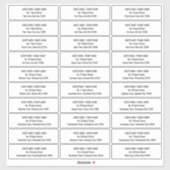 Guest Address Label Modern Invitation Envelope | Zazzle