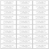 Guest Address Labels for Invitation Envelopes | Zazzle