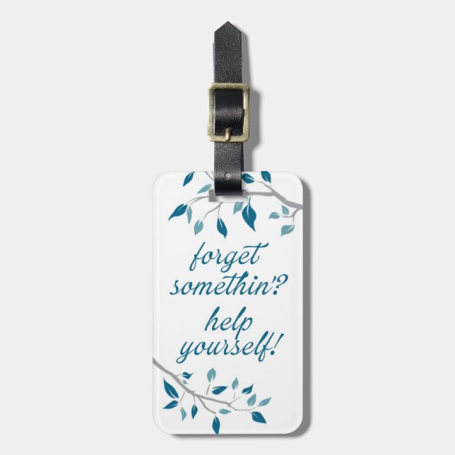 Guest Bathroom Toiletries Tag (Front Vertical)