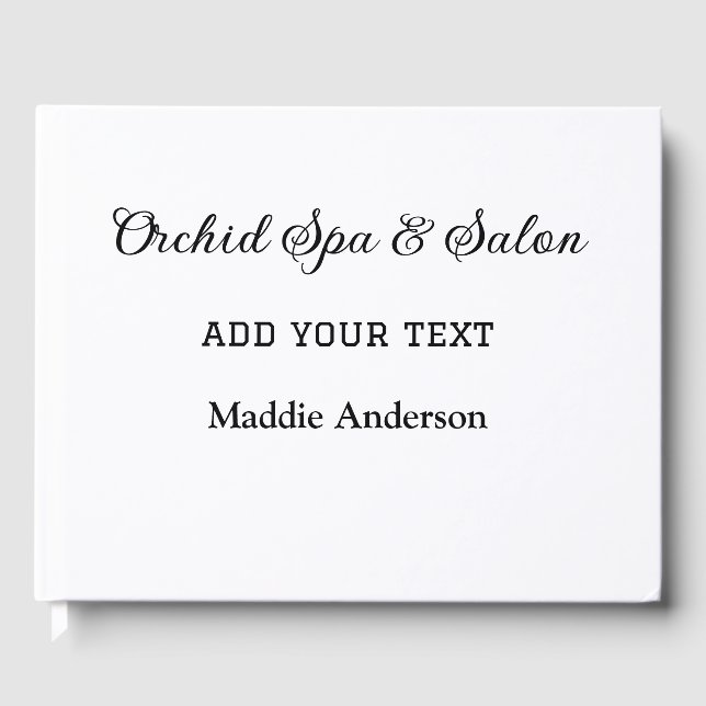 Guest Book (Front)