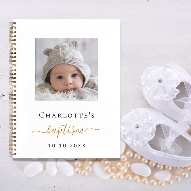 Guest book Baptism custom photo modern (Creator Uploaded)