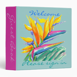 Guest book-binder 3 ring binder