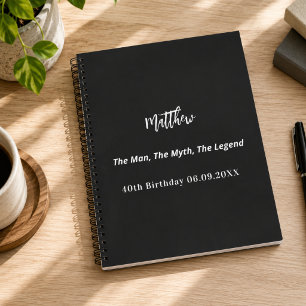 Guest book birthday black man myth legend