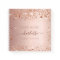 Guest book birthday rose gold monogram