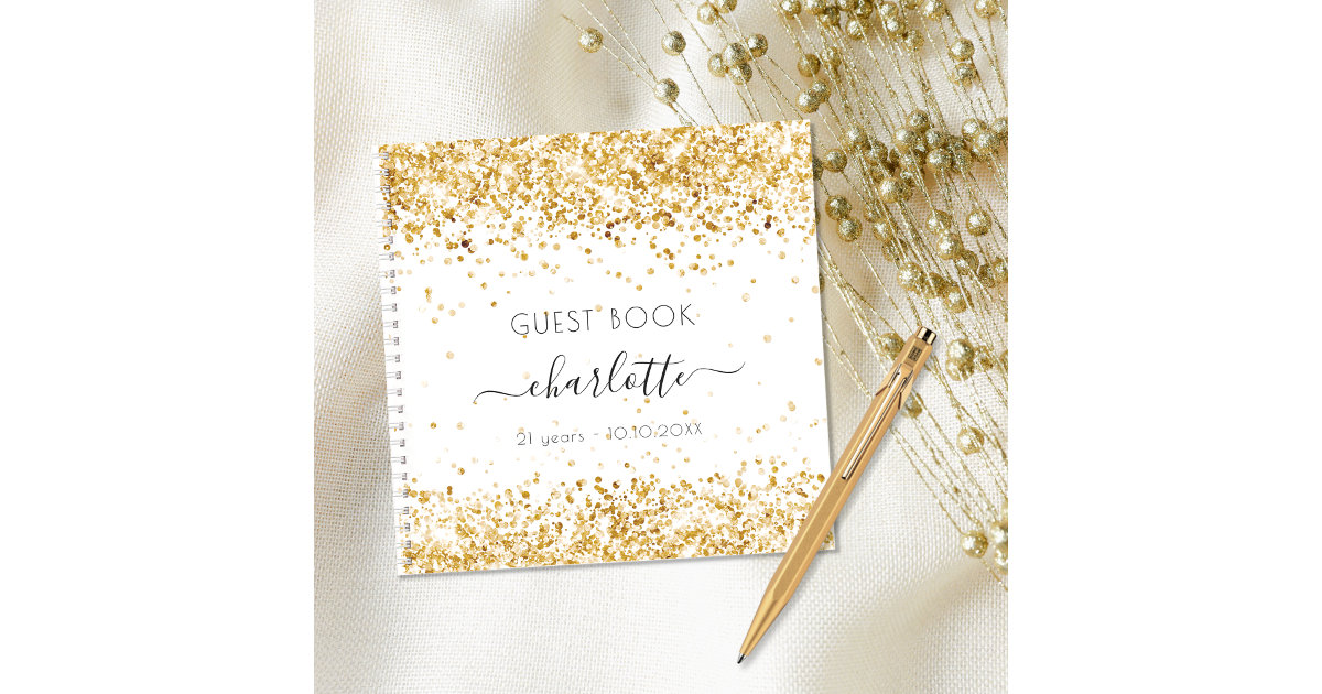 Simple Script Birthday Party Guestbook - Be My Guest Design