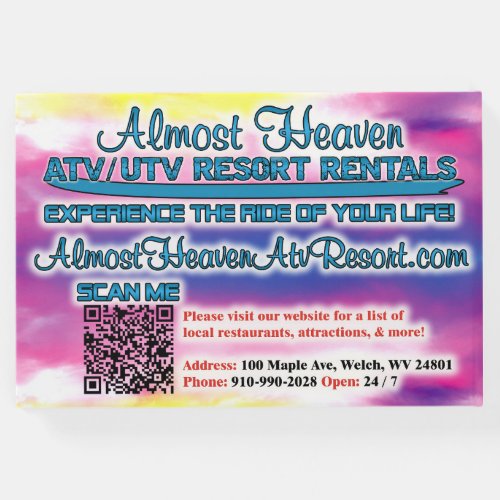 Guest Book Design for Almost Heaven ATV Resort