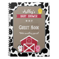 Guest Book - Farm Animals