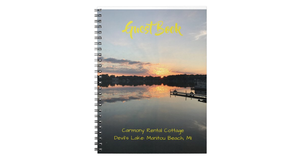 Guest Book for Rental Property Zazzle