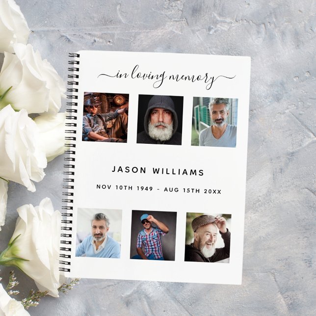 Guest book funeral photo collage memorial (Creator Uploaded)