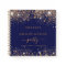 Guest book graduation navy blue gold glitter 2026