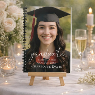 Guest book graduation party photo script