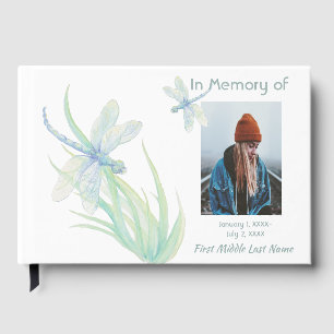 Guest Book Memorial Dragonfly Nature