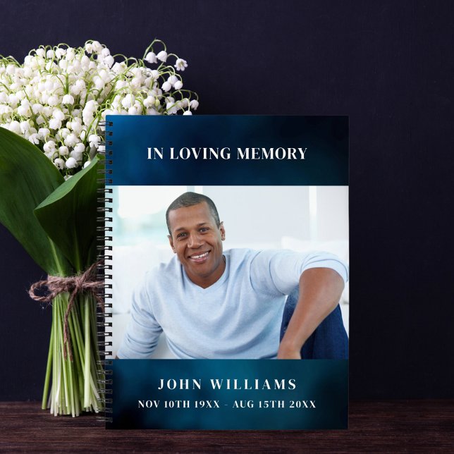 Guest book memorial funeral blue sky photo (Creator Uploaded)