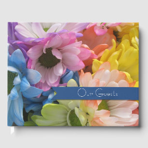Guest Book - Multi-Colored Daisies II