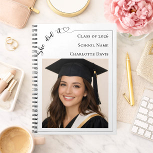 Guest book photo She Did it Graduation Party