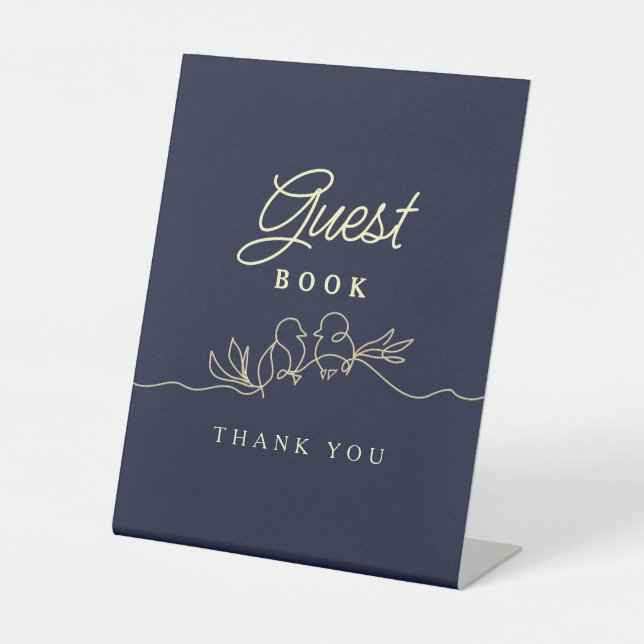 Guest Book Tabletop Sign (Front)