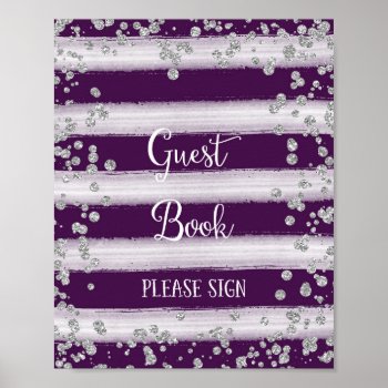 Guest Book Wedding Poster Print by melanileestyle at Zazzle