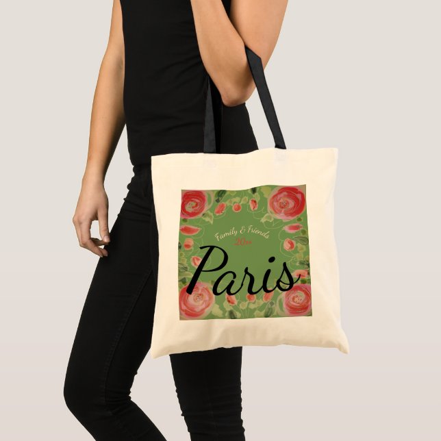 Guest Favor For A Classy Destination Wedding Tote Bag (Front (Product))