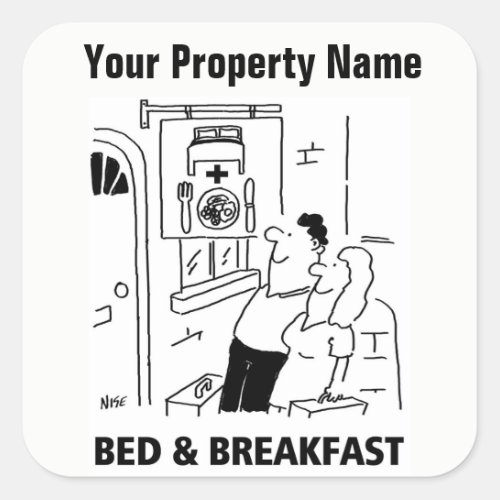 Guest House Bed  Breakfast Stickers