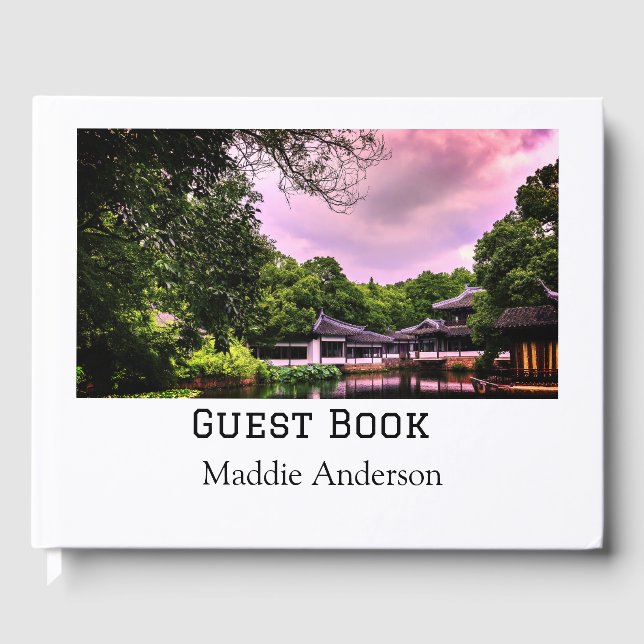 guest information add address vacation rental text guest book (Front)