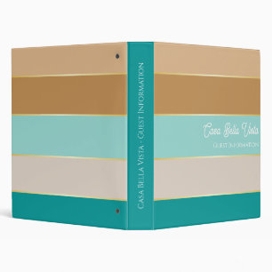 Guest Information Binder for Vacation Rentals