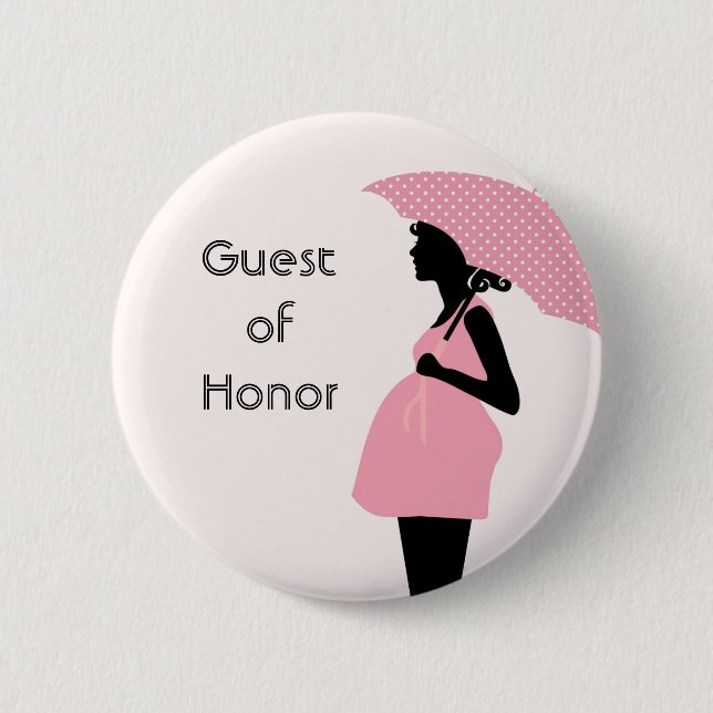 "Guest of Honor" Baby Shower Button (Front)