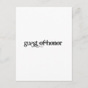 Guest of Honor Postcard