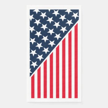 Guest Paper Towel-patriotic Stars & Stripes  Paper Guest Towels by photographybydebbie at Zazzle