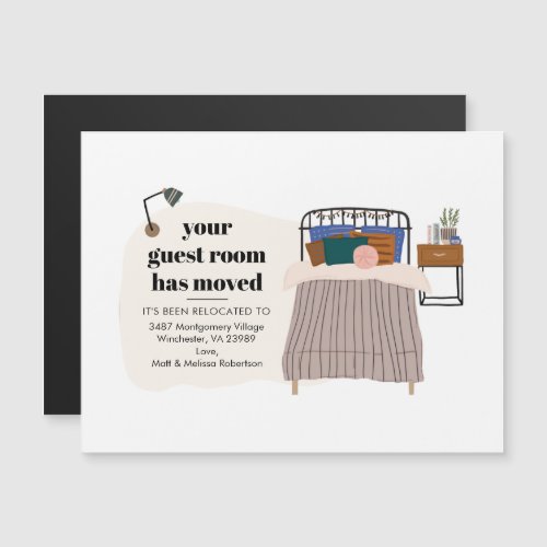 Guest Room Decor New Address Moving Announcement