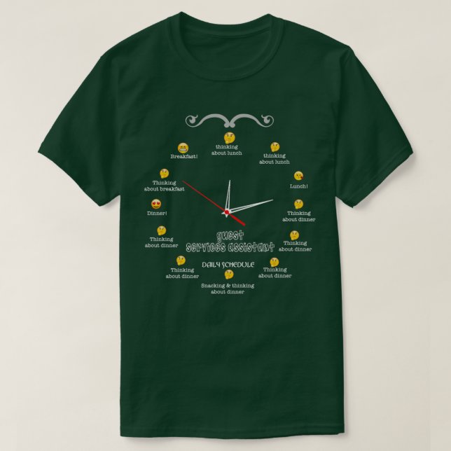 GUEST SERVICES ASSISTANT NICE DESIGN T-Shirt (Design Front)