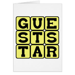 Guest Star, Featured Actor