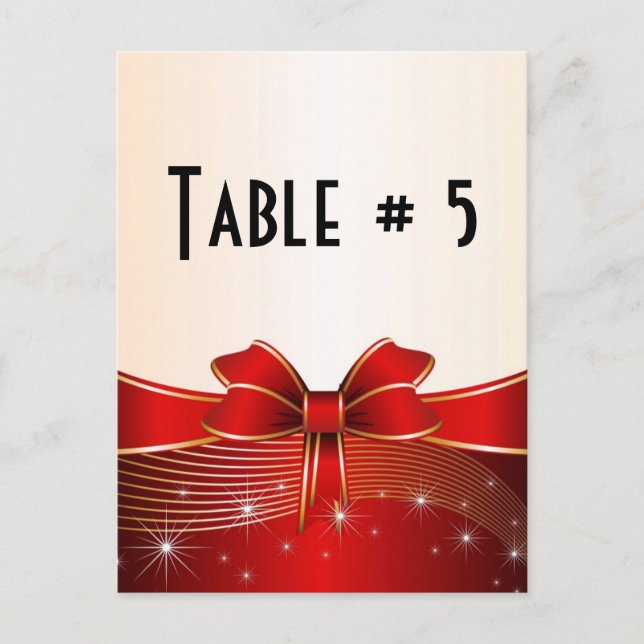 Guest Table Number (Front)