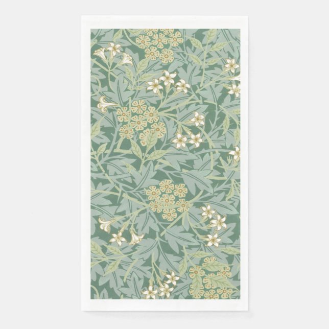 GUEST TOWEL : WILLIAM MORRIS : JASMINE : 1896 (Front)