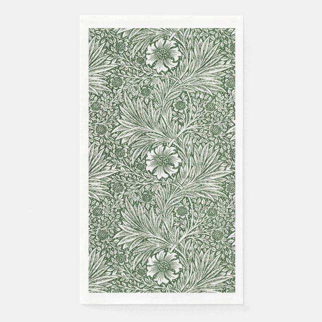 GUEST TOWEL : WILLIAM MORRIS : MARIGOLDS (Front)