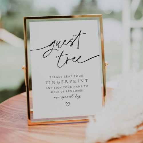 Guest Tree Fingerprint GuestBook Sign