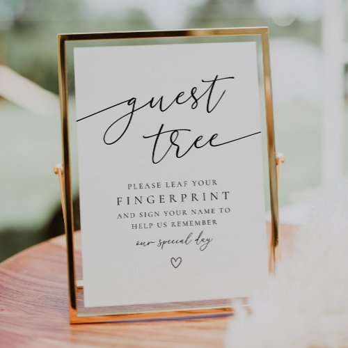 Guest Tree Fingerprint GuestBook Sign