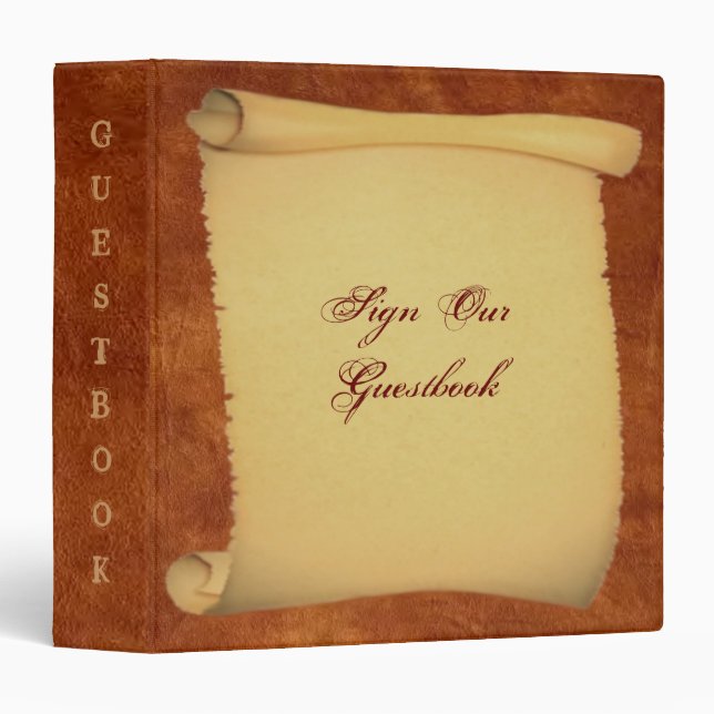 Guestbook Avery Binder (Front/Spine)
