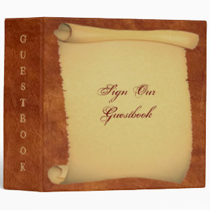 Guestbook Avery Binder