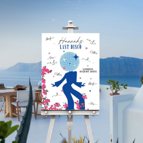 Guestbook Mamma Mia Bridal Shower Welcome  Foam Board