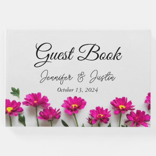 Guestbook Pink Daisy 