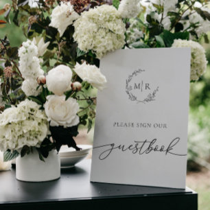 Guestbook Sign Plaque