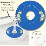 Guests Write Their Own Name  -  Wine Glass Tag