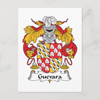 Guevara Family Crest Postcard
