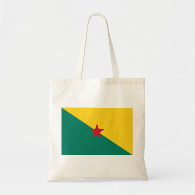 Guiana - Drapeau de la Guyane Flag Tote Bag (Front)