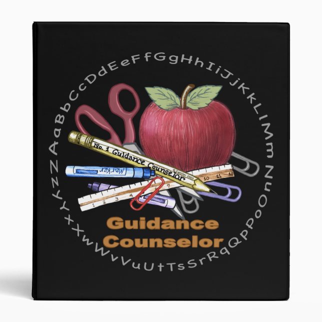 Guidance Counselor 3 Ring Binder (Front)