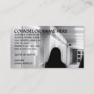 Guidance Counselor Business Card