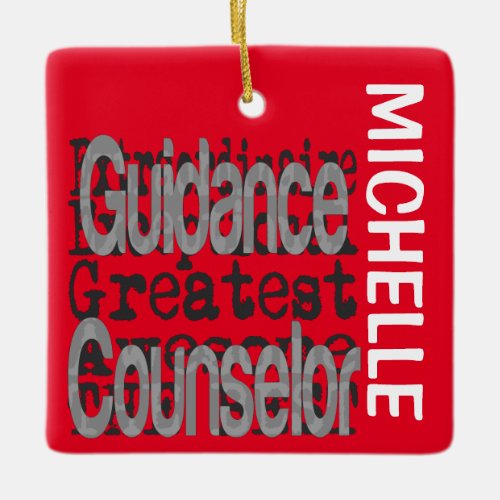Guidance Counselor Extraordinaire CUSTOM Ceramic Ornament